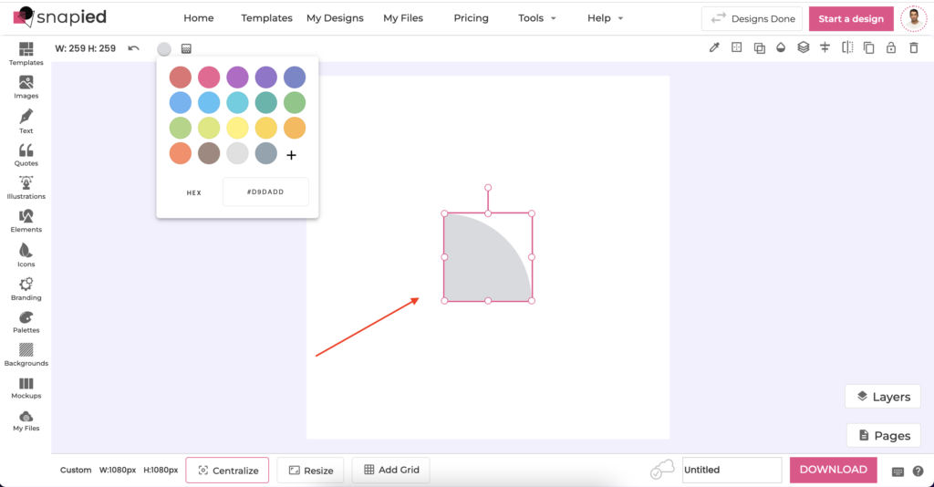 Step 3: add vectors/SVG in your designs